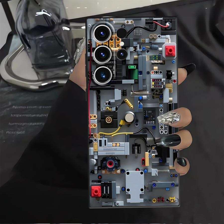 Gaming Console For Phone - Custodia Morbida Viola a Tema Console
