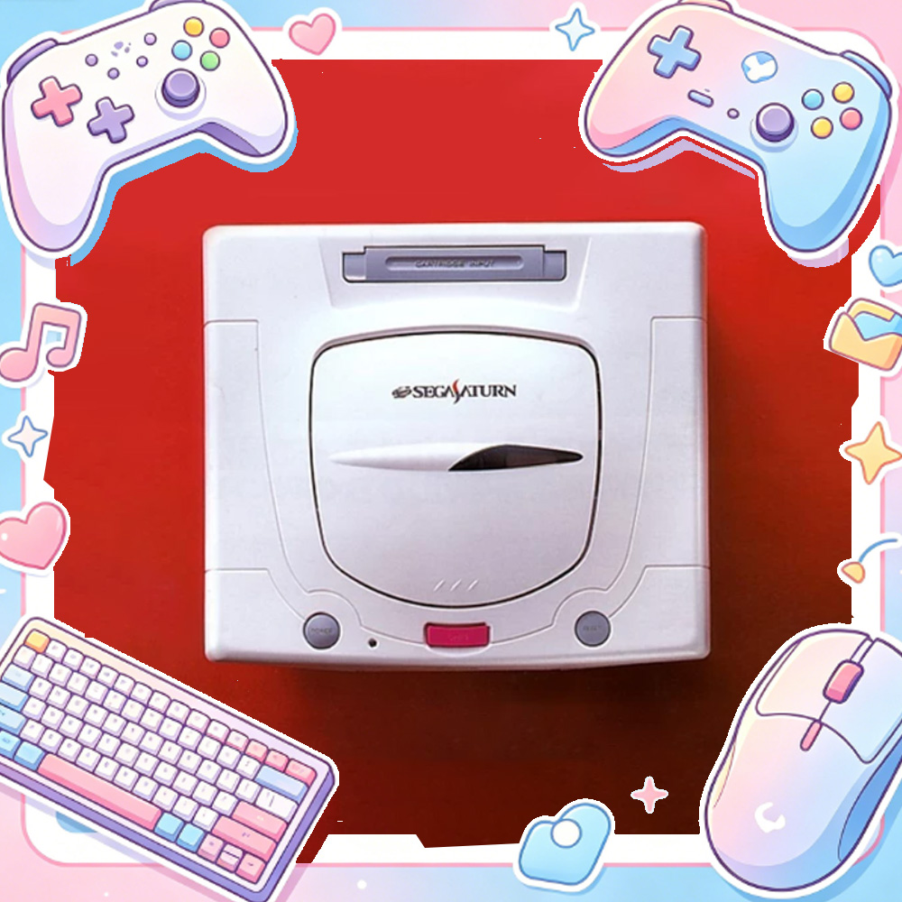 Gaming Console Buttons - Console di Gioco Retrò Saturn SS,